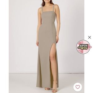 Azazie Bridesmaid Dress Taupe